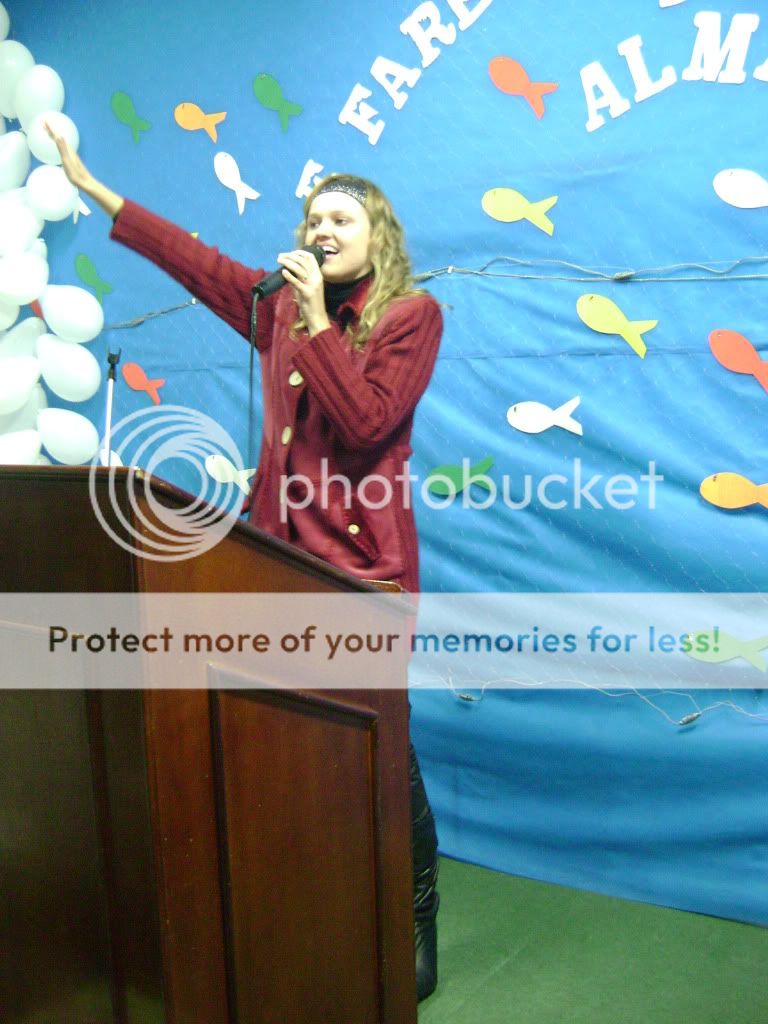 Pbª Flávia Ribber em sua apresentação no Aniversário da CEO Pouso Alto